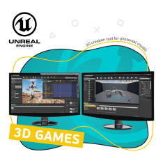 Unreal Engine 4. Игровой движок - КИБЕРшкола программирования для детей, компьютерные курсы для школьников, начинающих и подростков - KIBERone г. Бердск