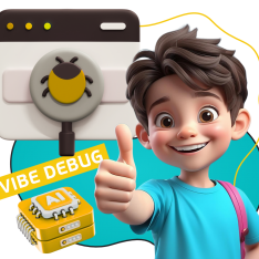 Тестирование & Vibe Debug. Охотники за багами - КИБЕРшкола программирования для детей, компьютерные курсы для школьников, начинающих и подростков - KIBERone г. Бердск