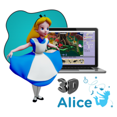 Alice 3d - КИБЕРшкола программирования для детей, компьютерные курсы для школьников, начинающих и подростков - KIBERone г. Бердск