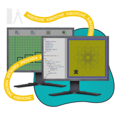 Исполнители чертежник и черепашка - КИБЕРшкола программирования для детей, компьютерные курсы для школьников, начинающих и подростков - KIBERone г. Бердск