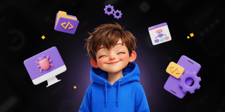 Идеальный сайт с нуля: код, дизайн и AI-помощник - КИБЕРшкола программирования для детей, компьютерные курсы для школьников, начинающих и подростков - KIBERone г. Бердск